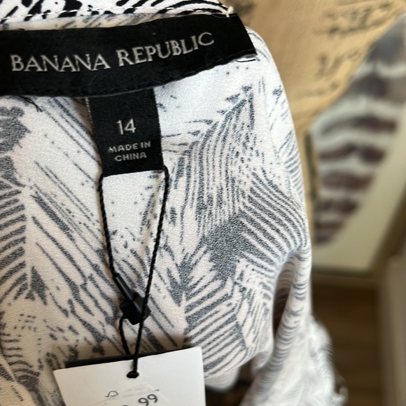 NWT Banana Republic palm leaf jumpsuit - Picture 10 of 14